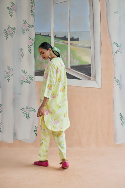 Serene Flora Mid Kurta Set
