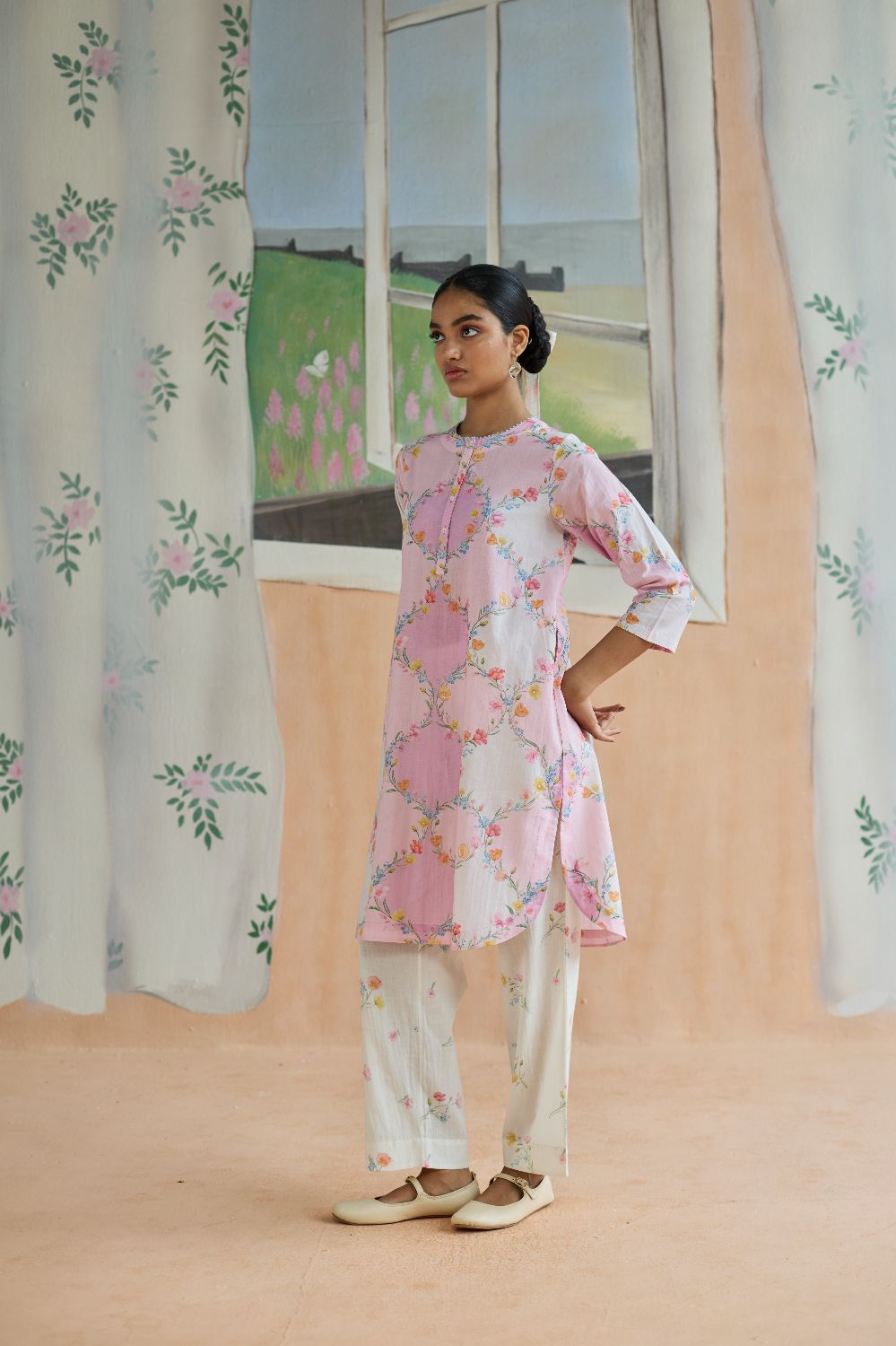 Drift and Dream Mid Kurta Set