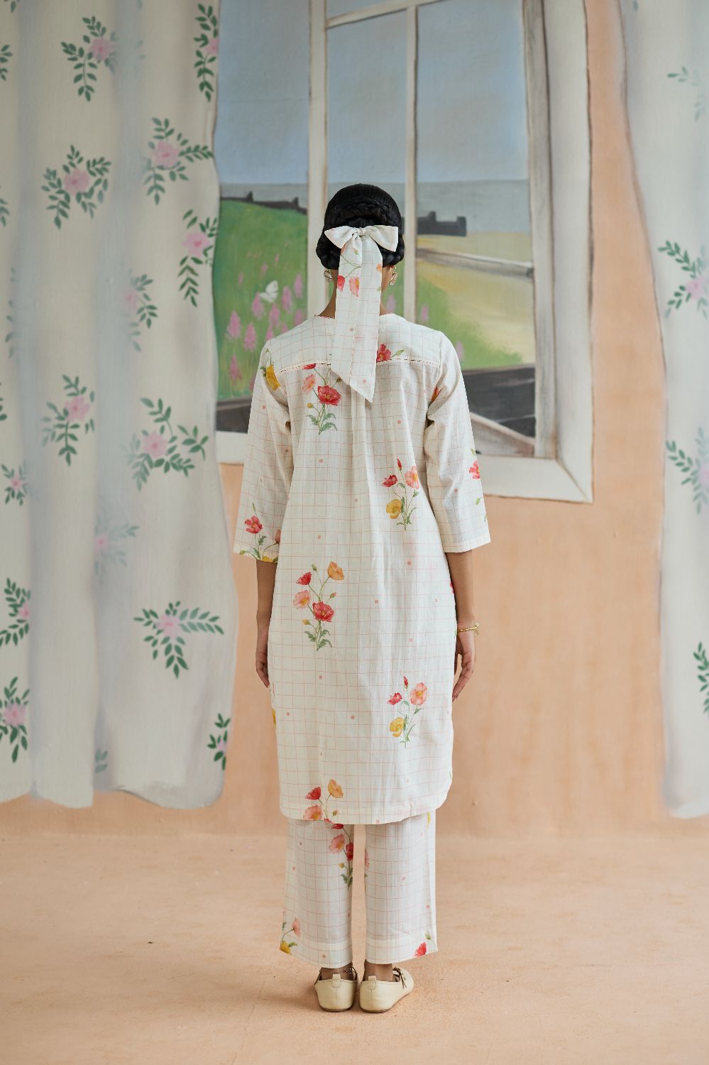 Poppy Long Kurta Set