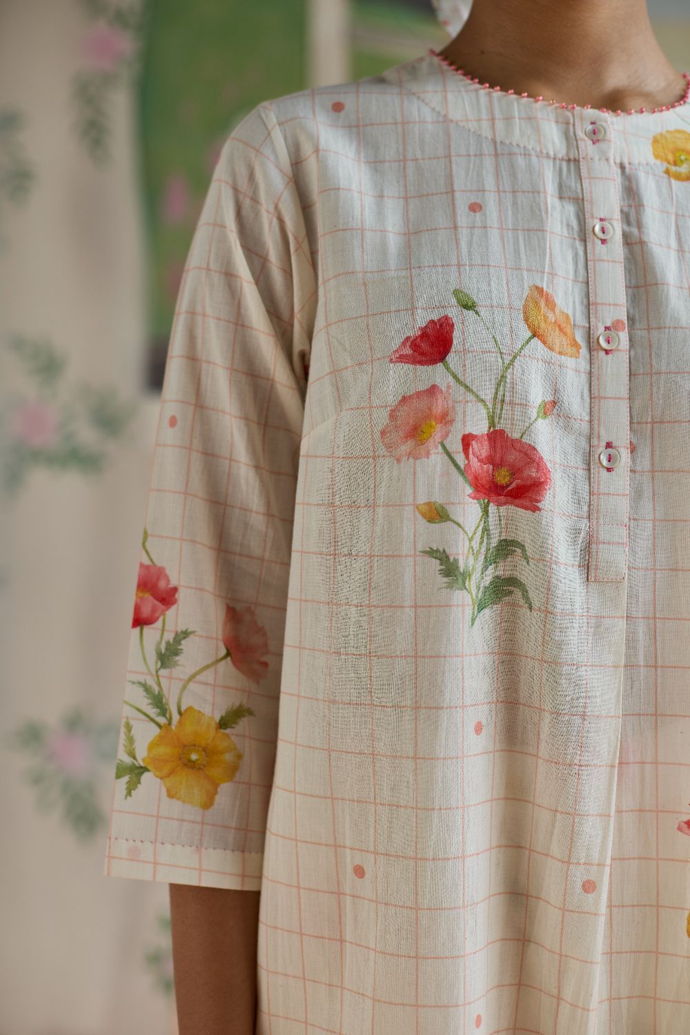 Poppy Long Kurta Set