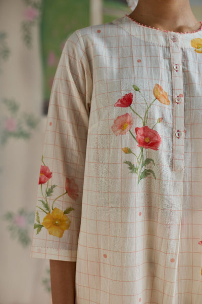 Poppy Long Kurta Set