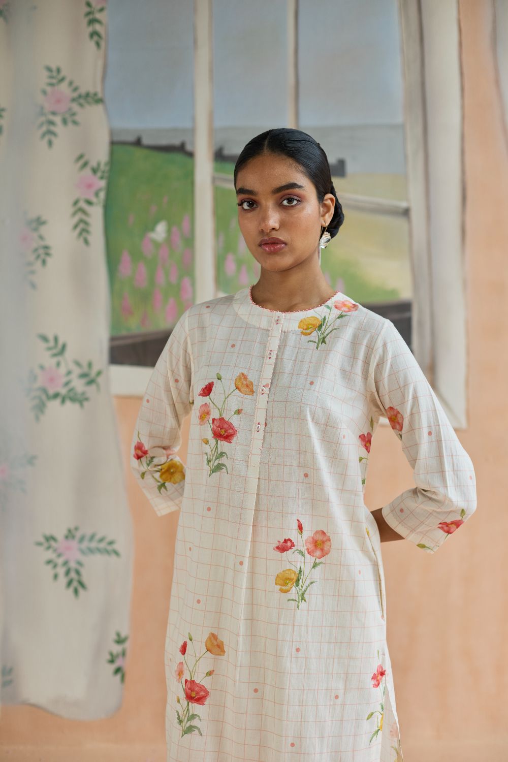 Poppy Long Kurta Set