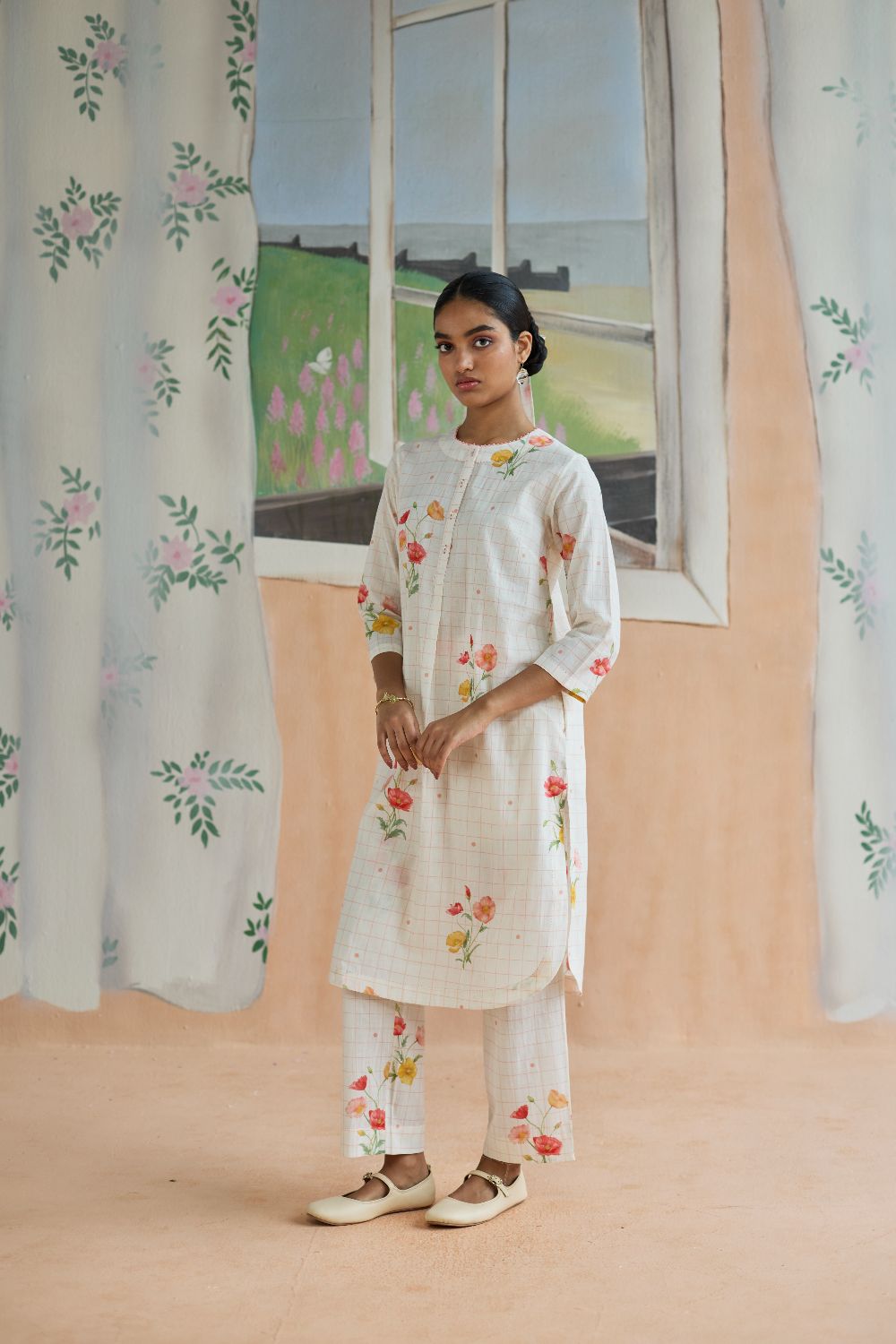 Poppy Long Kurta Set