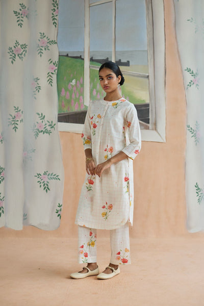 Poppy Long Kurta Set