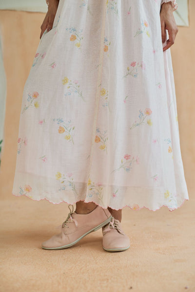 Florist Maxi Dress Chanderi