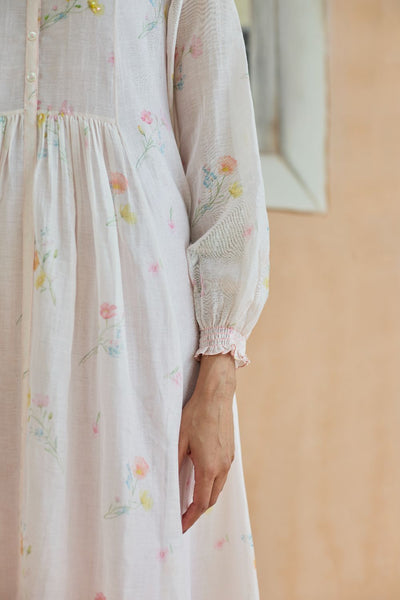 Florist Maxi Dress Chanderi