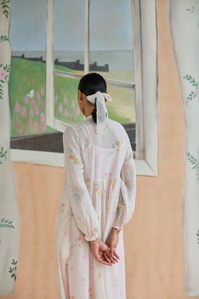 Florist Maxi Dress Chanderi