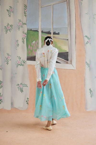 Mid-day Musings Shirt and Skirt Set Bamboo Silk