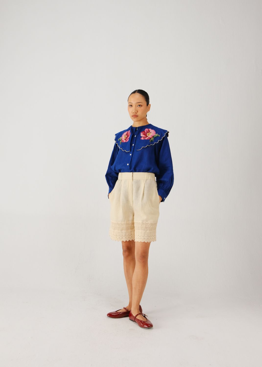 Julia set-Blue rose emb.