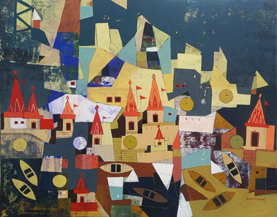 Varanasi-60 x 48 inches