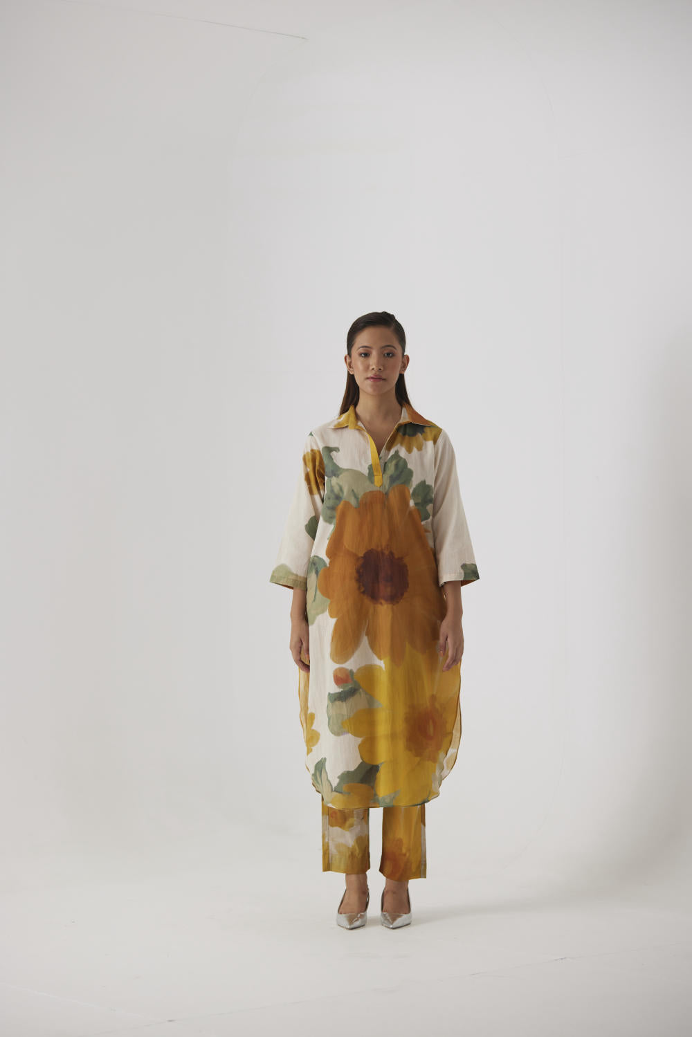 MIMOSA LONG COTTON KURTA SET