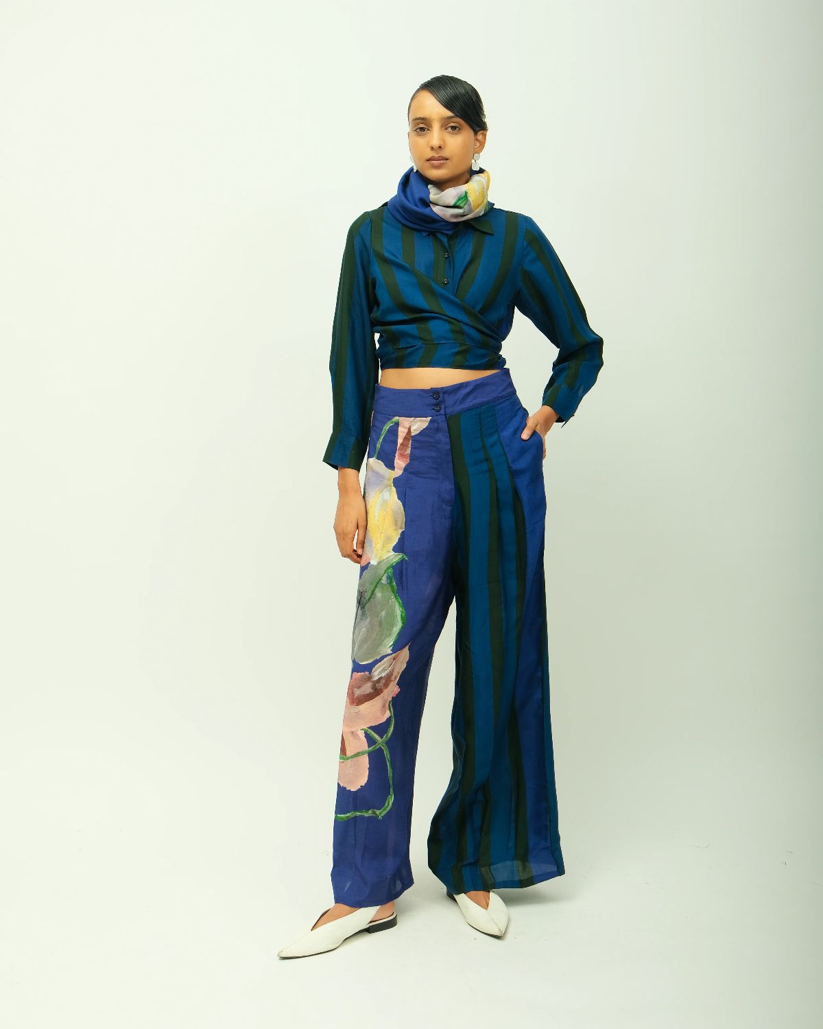Midnight Psy kurta cord set