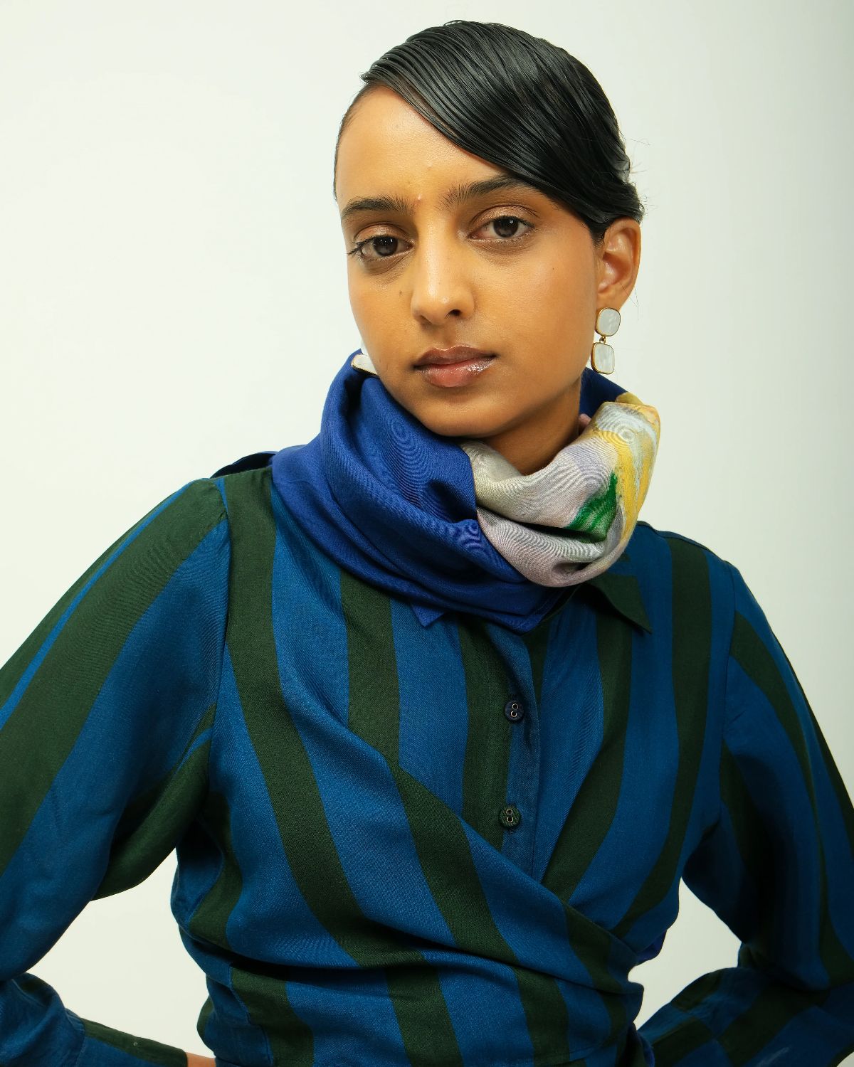 Midnight Psy kurta cord set