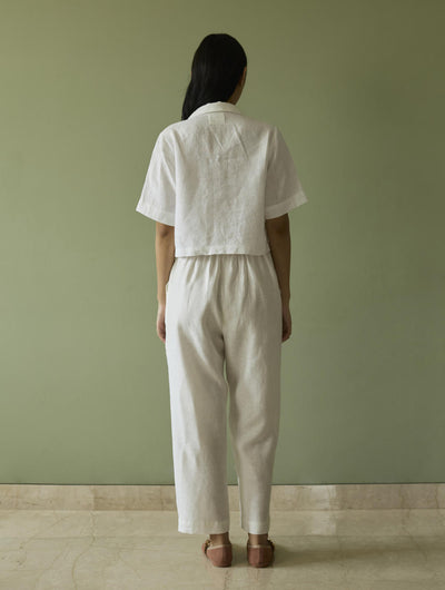 Tala Forever Linen Pants- Ivory