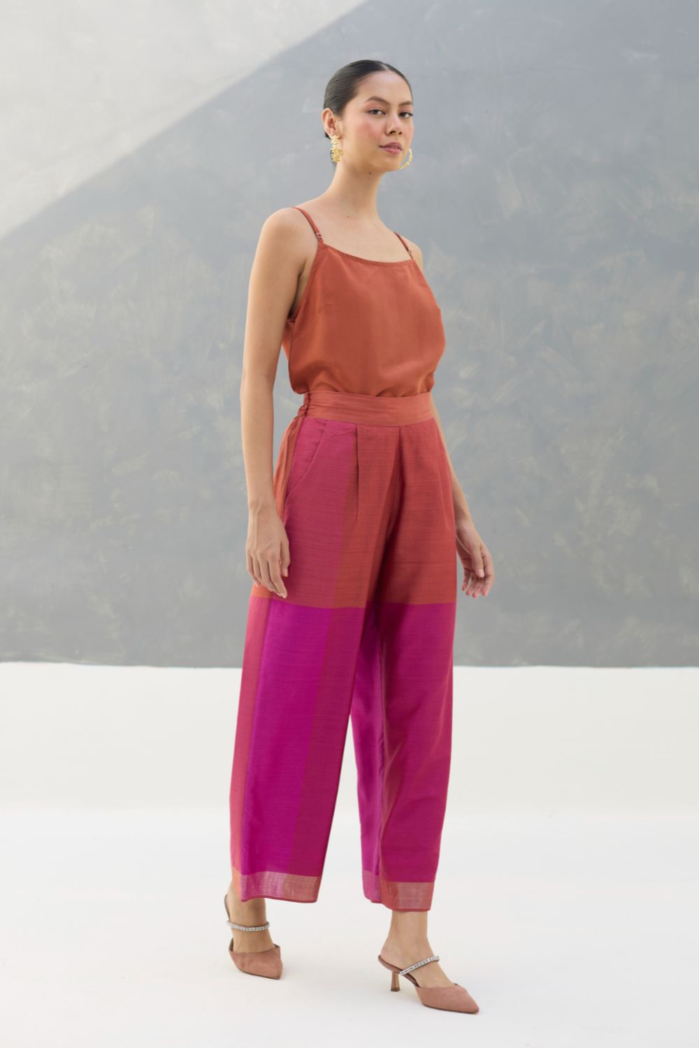 Eva Eri Silk Culottes - Rose