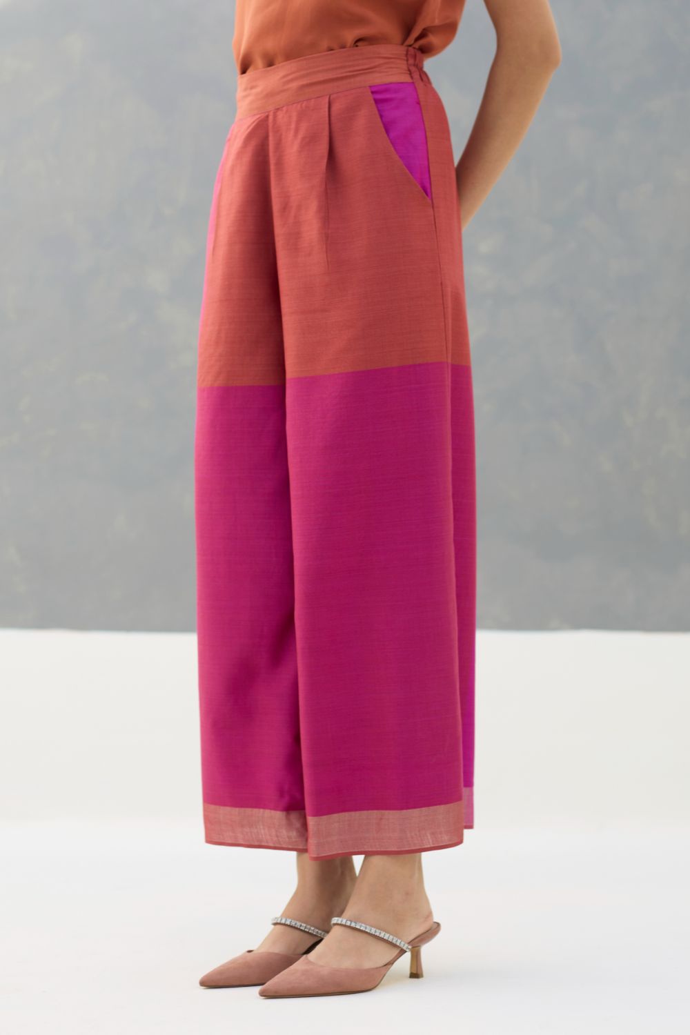 Eva Eri Silk Culottes - Rose