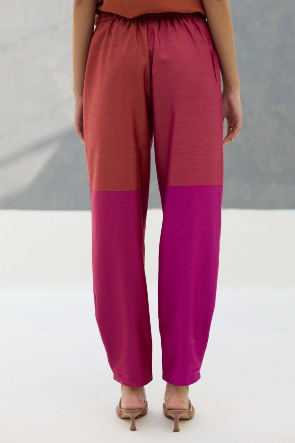 Ida Eri Silk Pant - Rose
