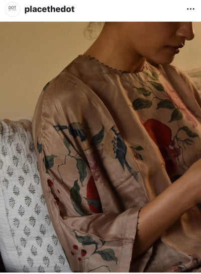 Bloome toosh Habutai kurta set