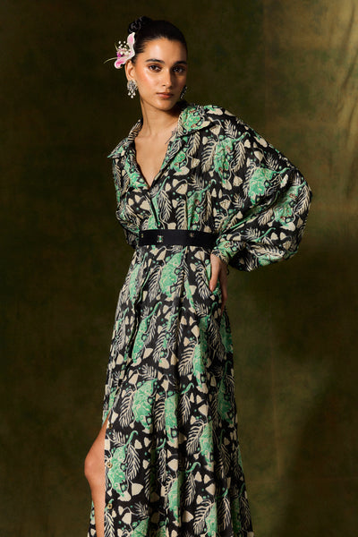 GULSHER SILK SHIRT DRESS