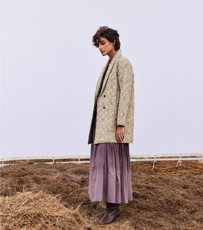 Stone floral jacket