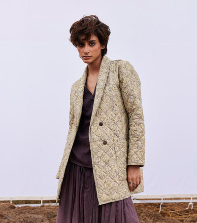 Stone floral jacket