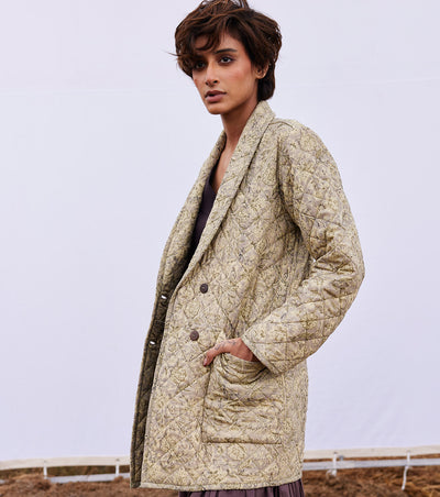 Stone floral jacket