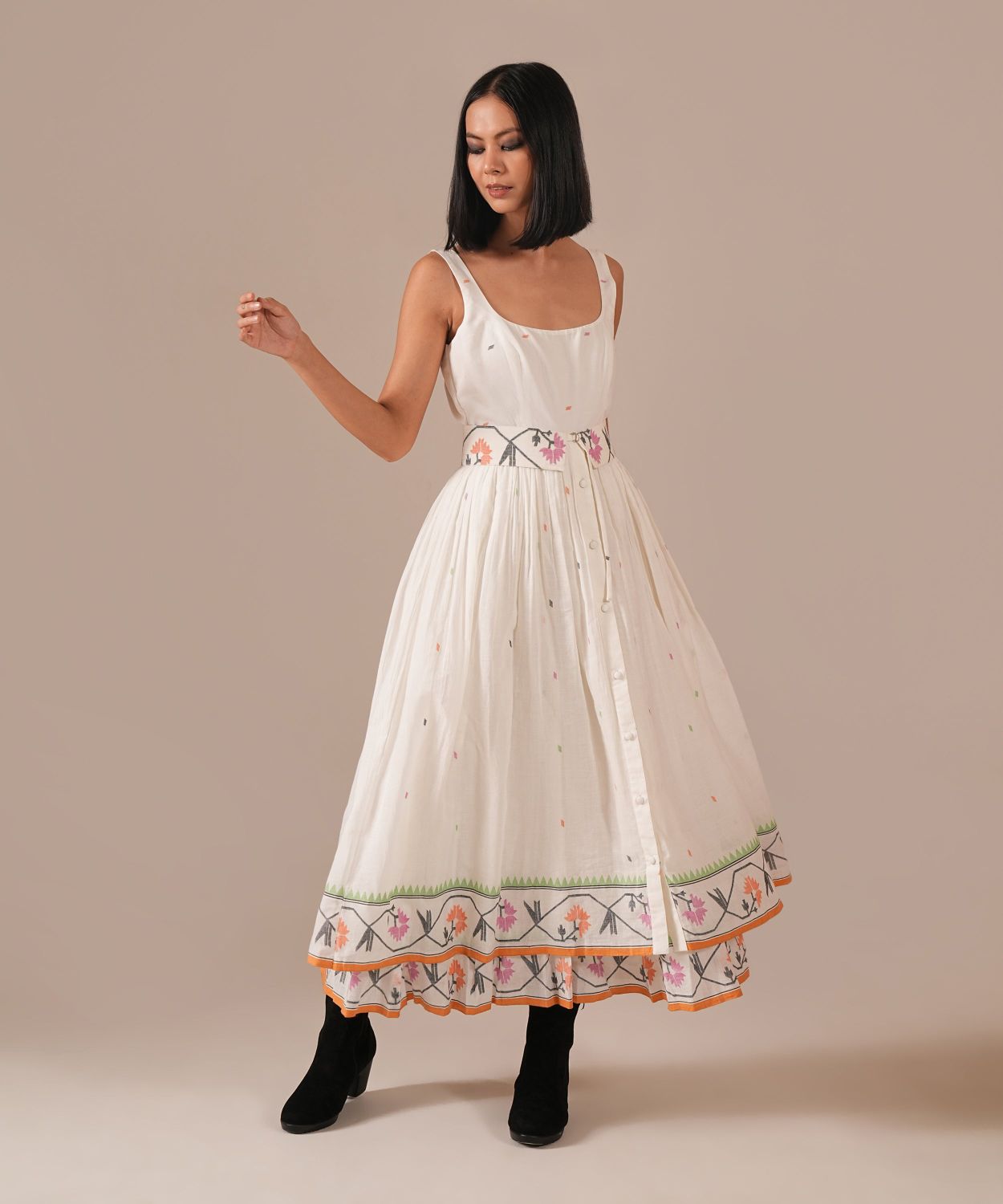 WHISPERING LOTUS DRESS