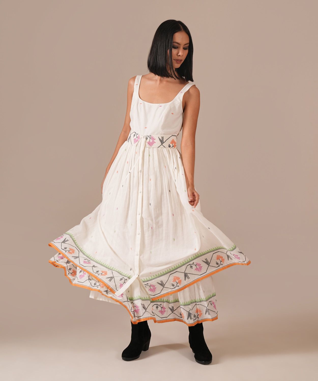WHISPERING LOTUS DRESS