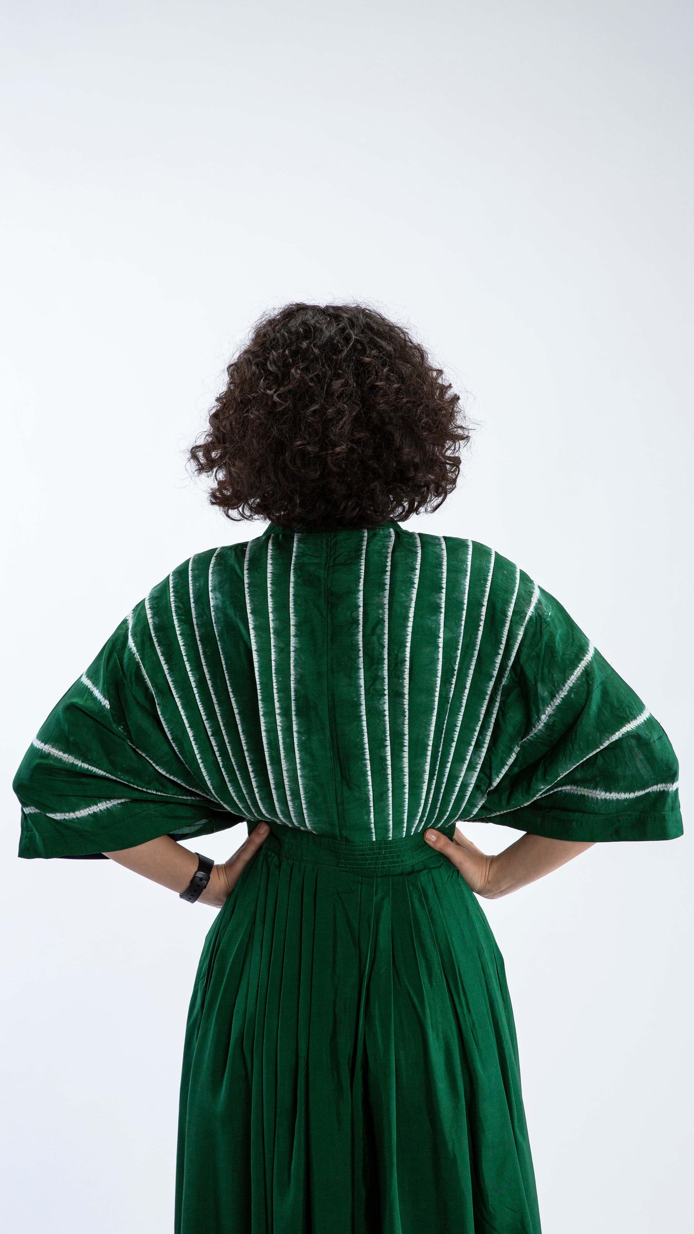 WING DRESS - BOTTLE GREEN Fashion Medium