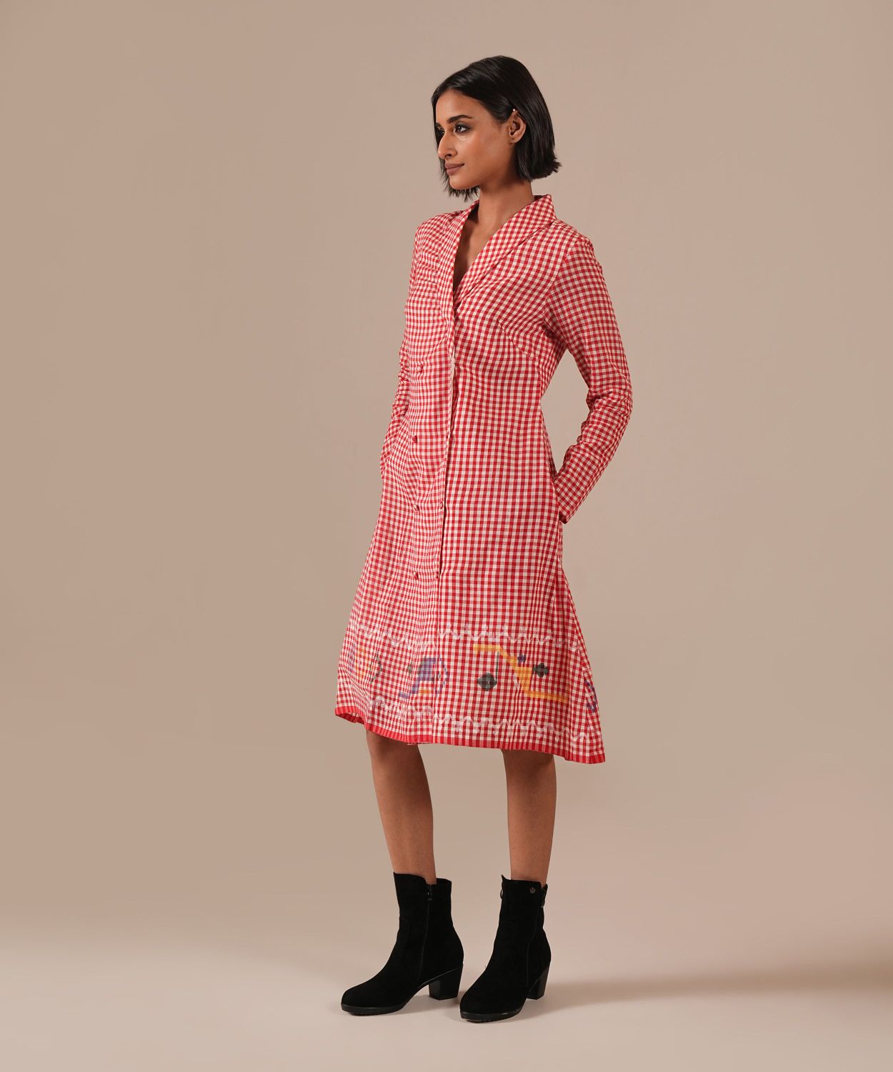 WOVEN WHIMSY DRESS