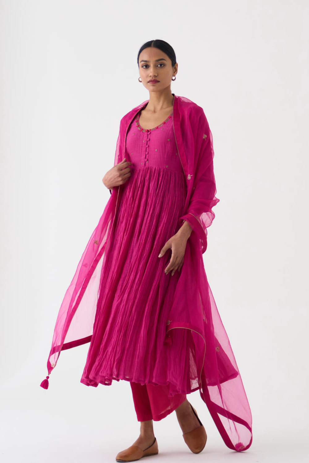 Saba Rani Pink Kurta Set