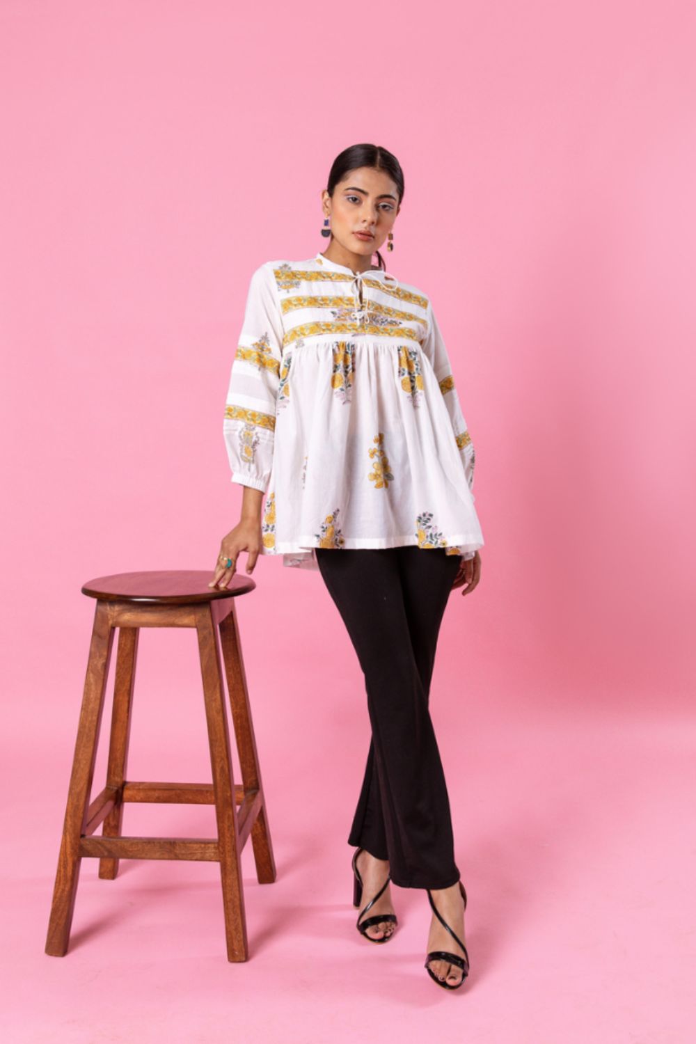 Yellow Florencia Top