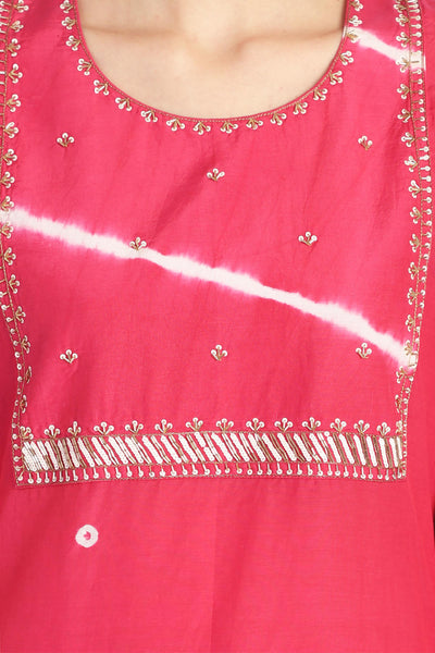 Leheriya and bandhani co-ord