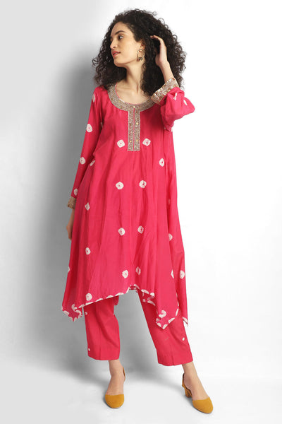 Waterfall kurta Co-ord