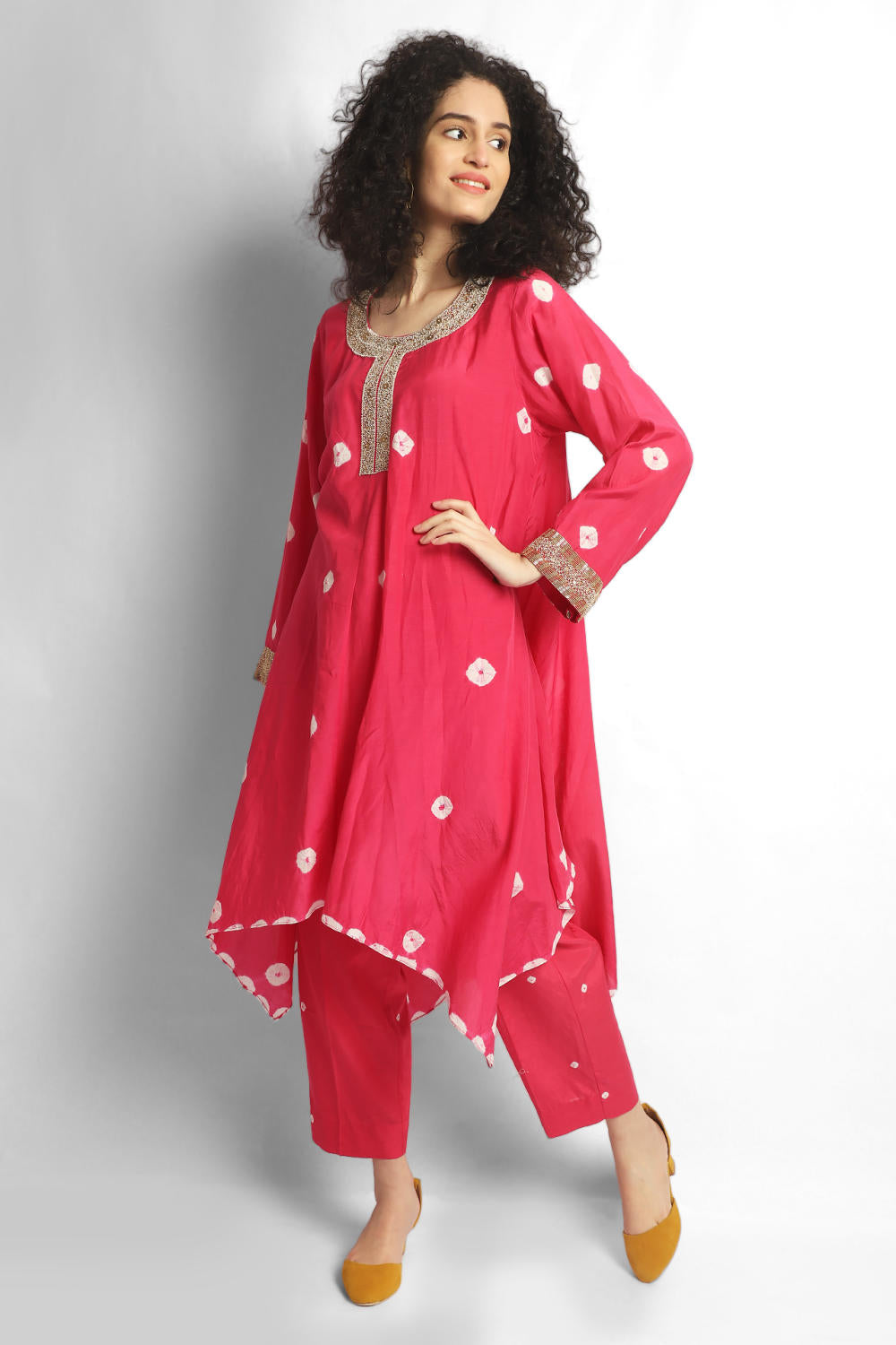 Waterfall kurta Co-ord