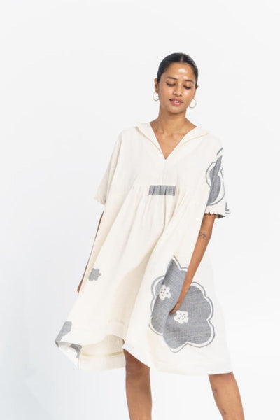 Oversized summer blossom dress