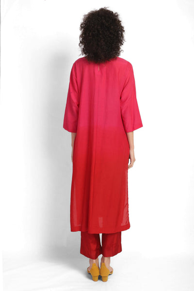 Ombre embroidered Kurta Co-ord