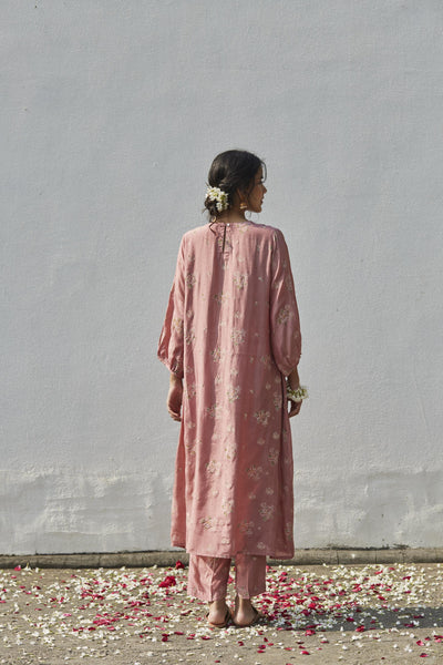 PERSIAN ROSE COLOURED HANDWOVEN CO-ORD SET