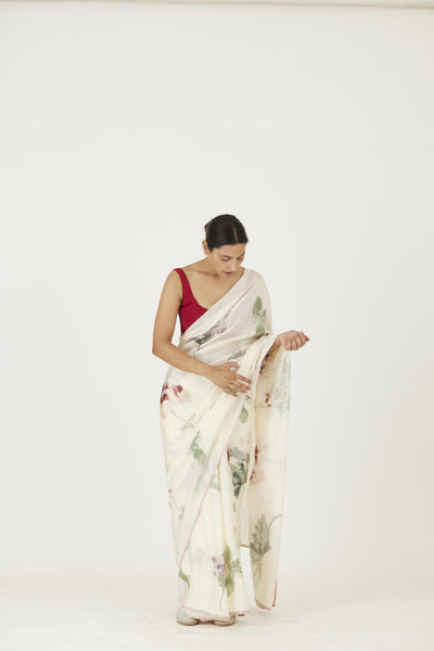 JULIET WHITE SAREE