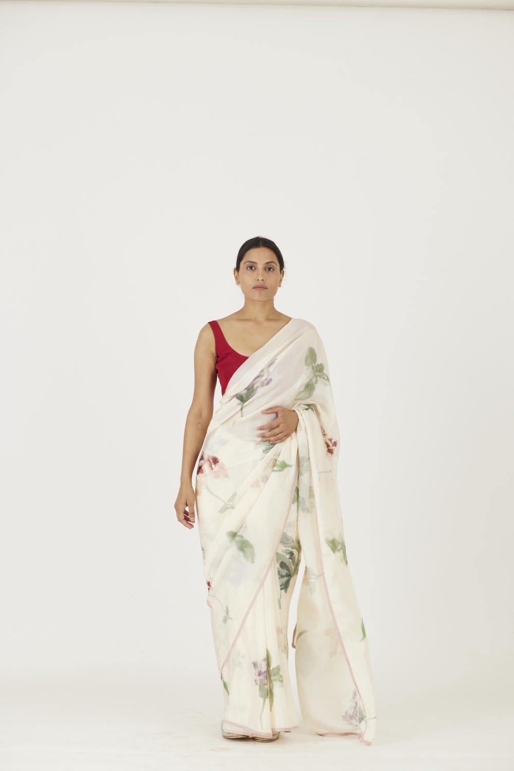 JULIET WHITE SAREE