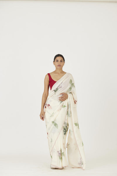 JULIET WHITE SAREE