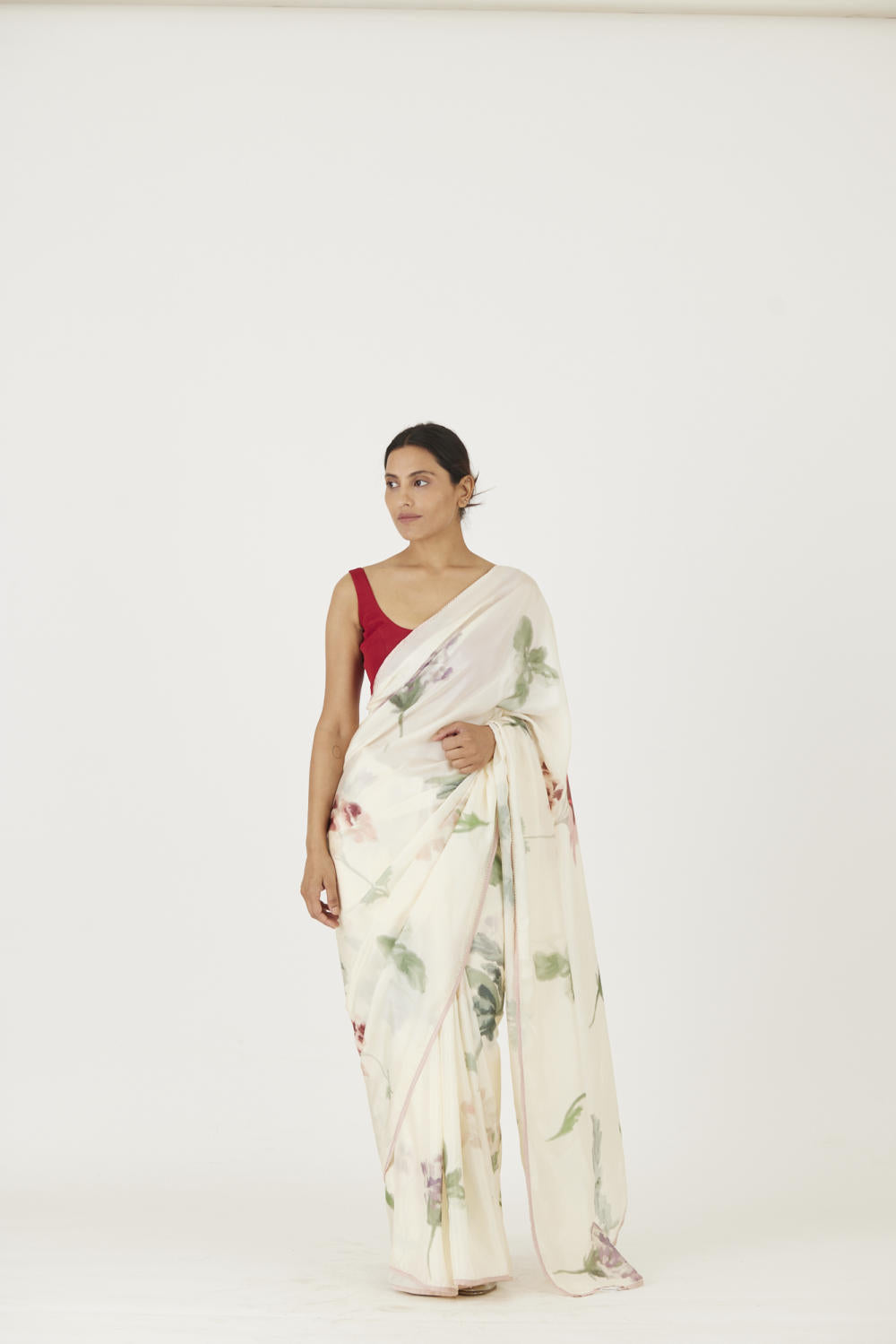 JULIET WHITE SAREE