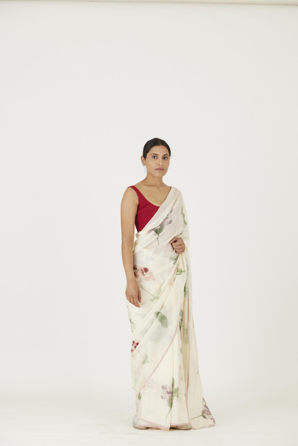 JULIET WHITE SAREE
