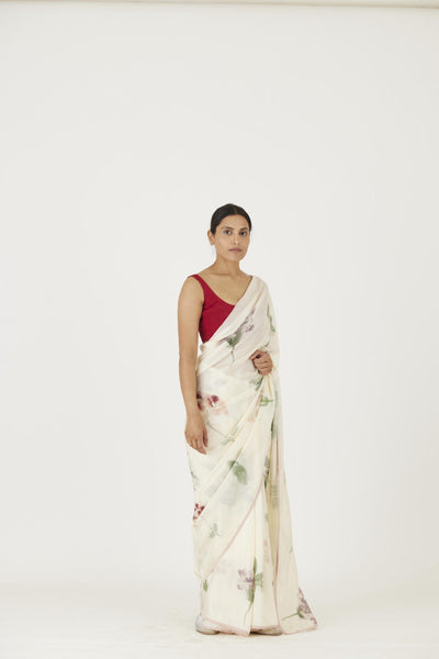 JULIET WHITE SAREE