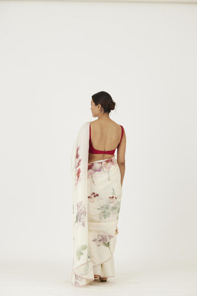 JULIET WHITE SAREE