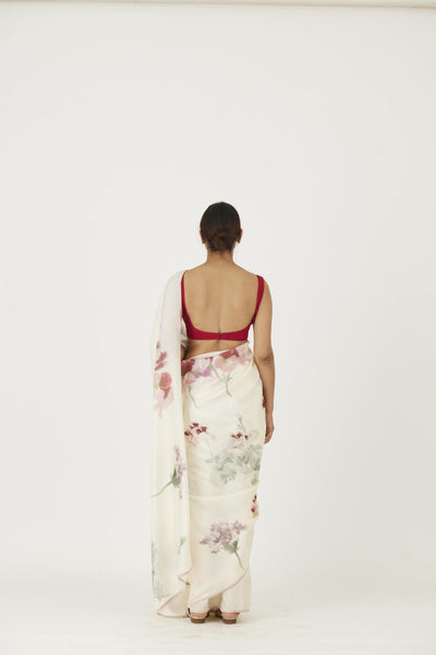 JULIET WHITE SAREE