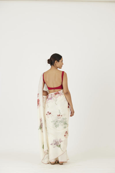 JULIET WHITE SAREE