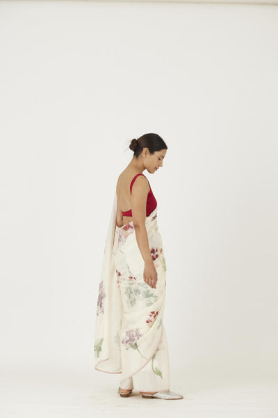 JULIET WHITE SAREE