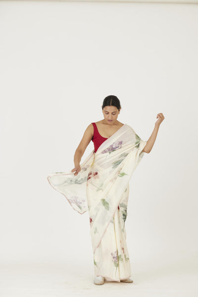 JULIET WHITE SAREE