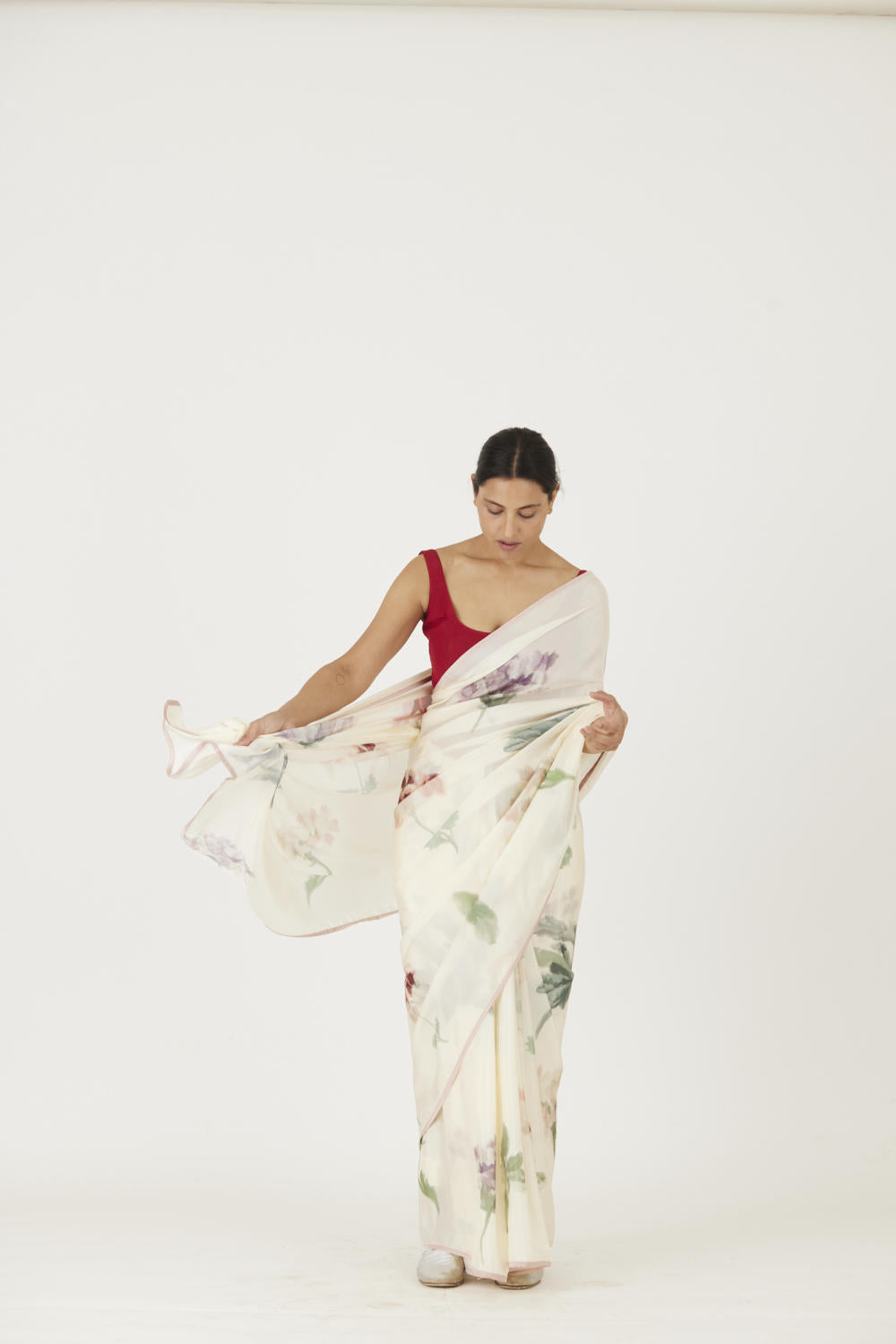 JULIET WHITE SAREE